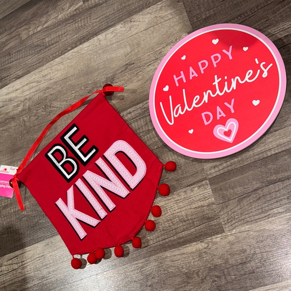 Valentine’s Day decor.